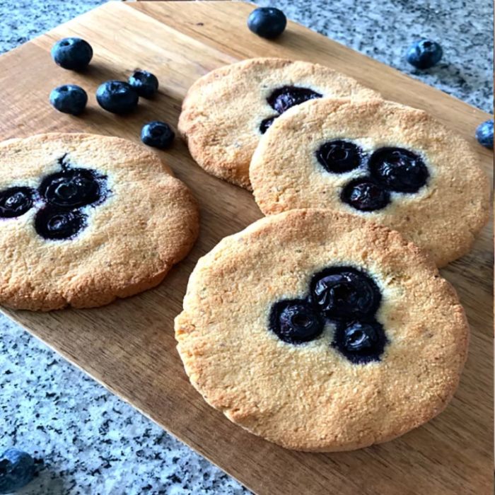 Lemon & Blueberries Cookies Keto